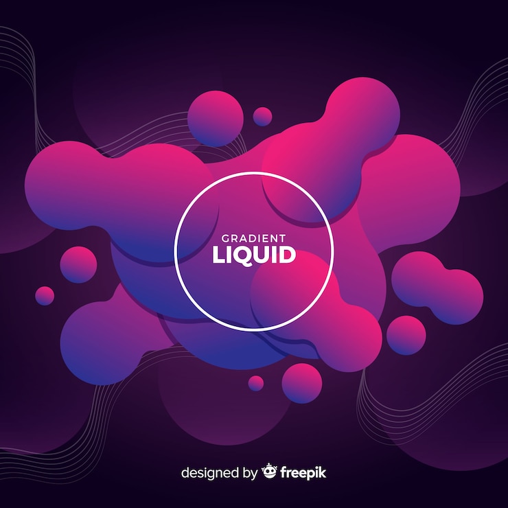 Free Vector fluid shape background