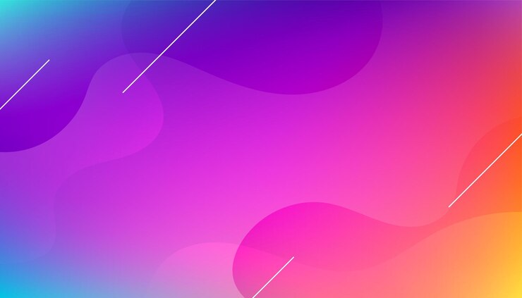 Free Vector fluid style multicolor vibrant backdrop for modern presentation