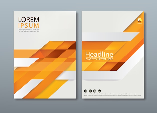 Flyer, cover, annual report template