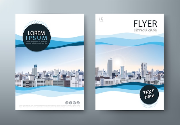 Flyer, cover templates, layout in a4 size.