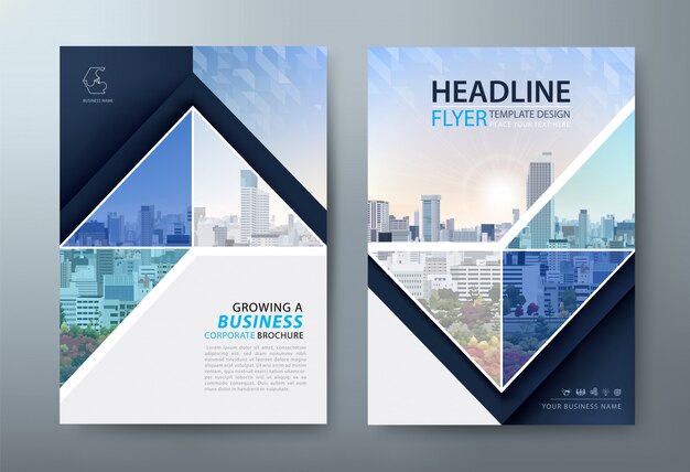 Premium Vector Flyer Leaflet Presentation Book Cover Templates Layout In Size