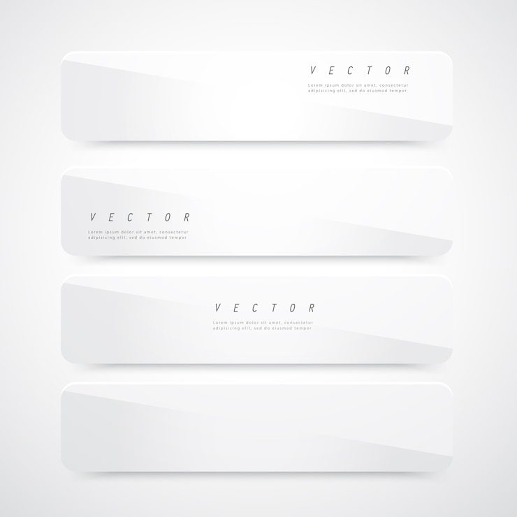 Free Vector flyer template header design.