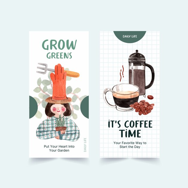 Flyer templates for daily life