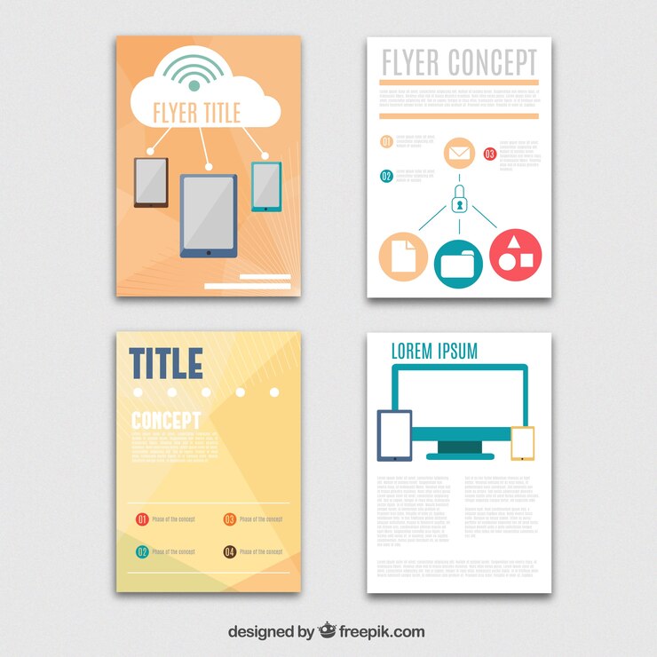 Free Vector flyers collection