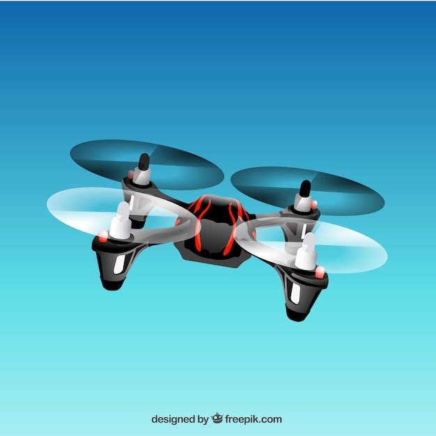 Free vector flying drone