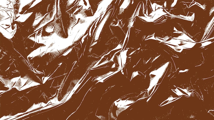 Free Vector foil texture on brown background