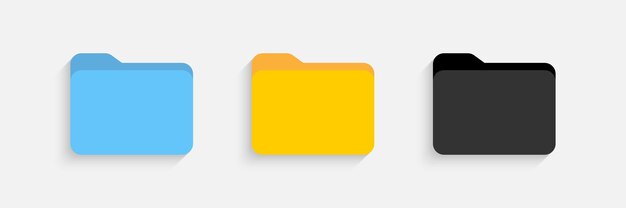 フォルダアイコンのテンプレート 無料のpsdファイル