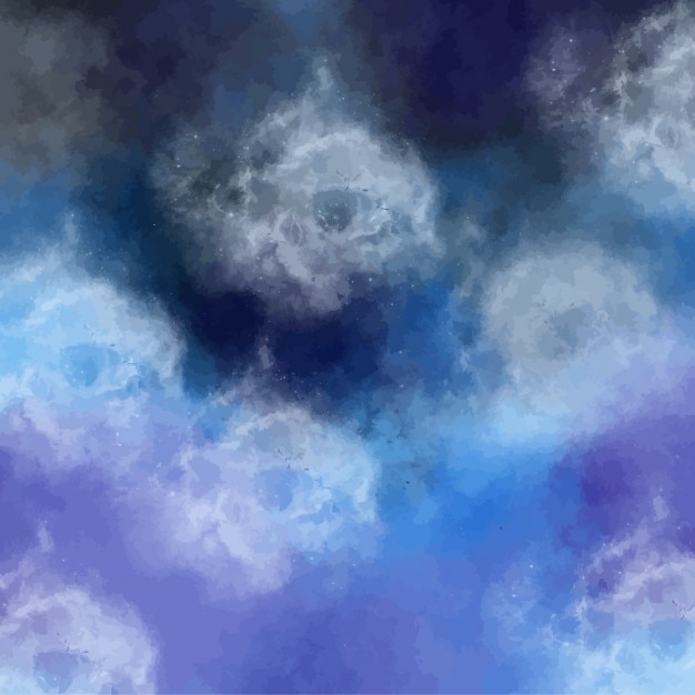 Free Vector fondo de acuarela azul