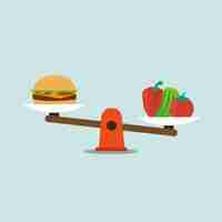 Free vector food background design