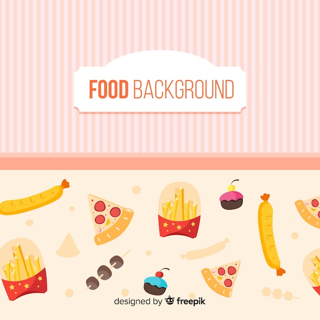 Free vector food background