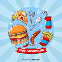 Free vector food background