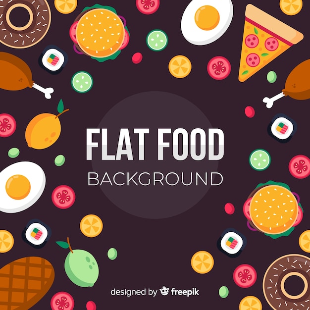 Free vector food background