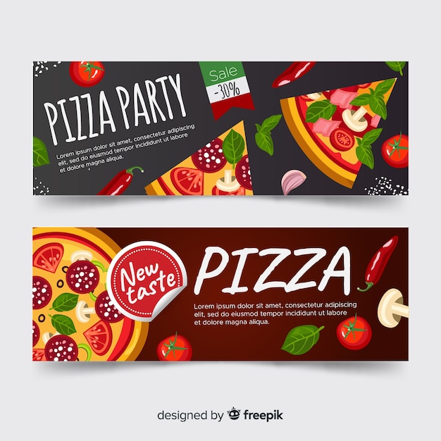 Food banner collection