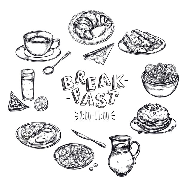 Food Breakfast Menu Flyer