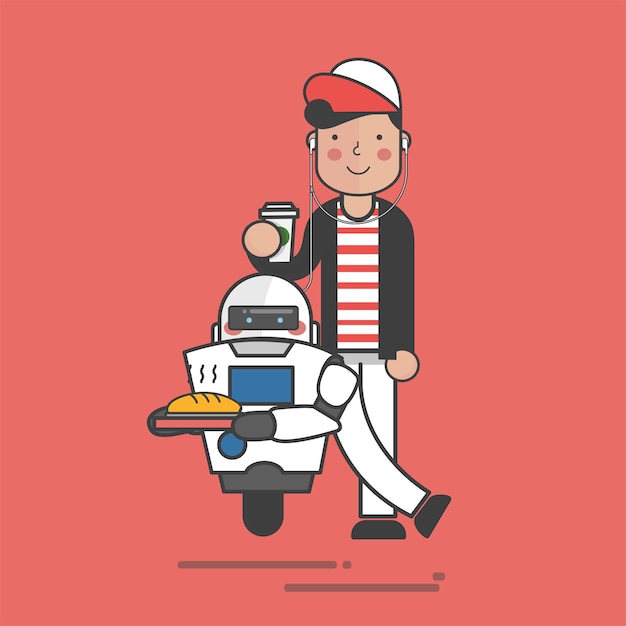 Food delivery robot 