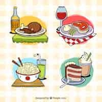 Free vector food designs collection