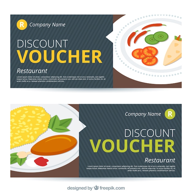 Food discount vouchers