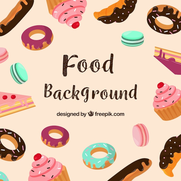 Free vector food dishes collection