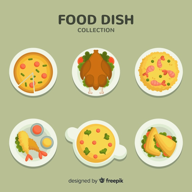 Food dishes collection