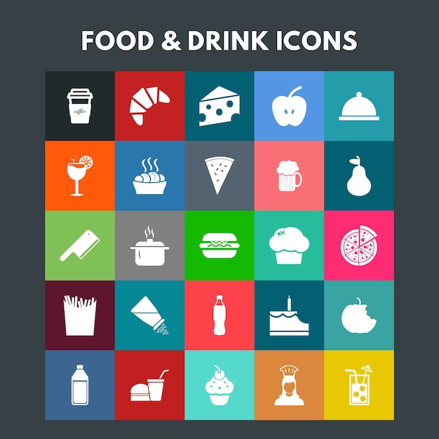 Food and drink icons