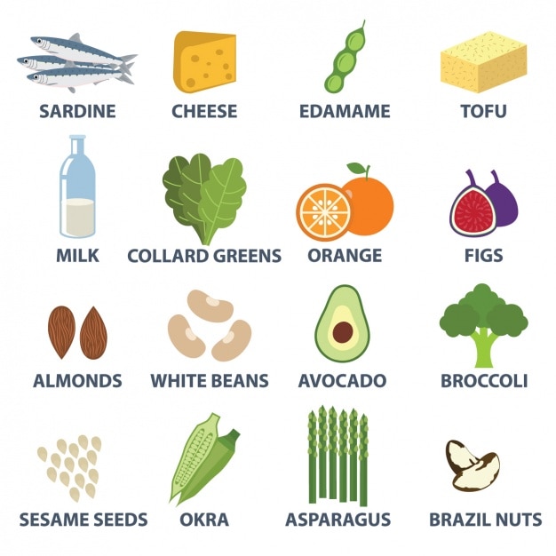 Free vector food elements collection