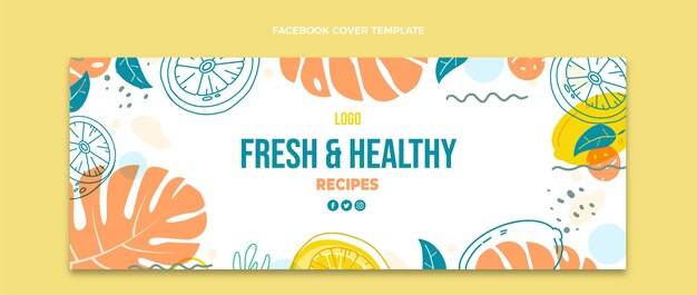 food facebook cover template
