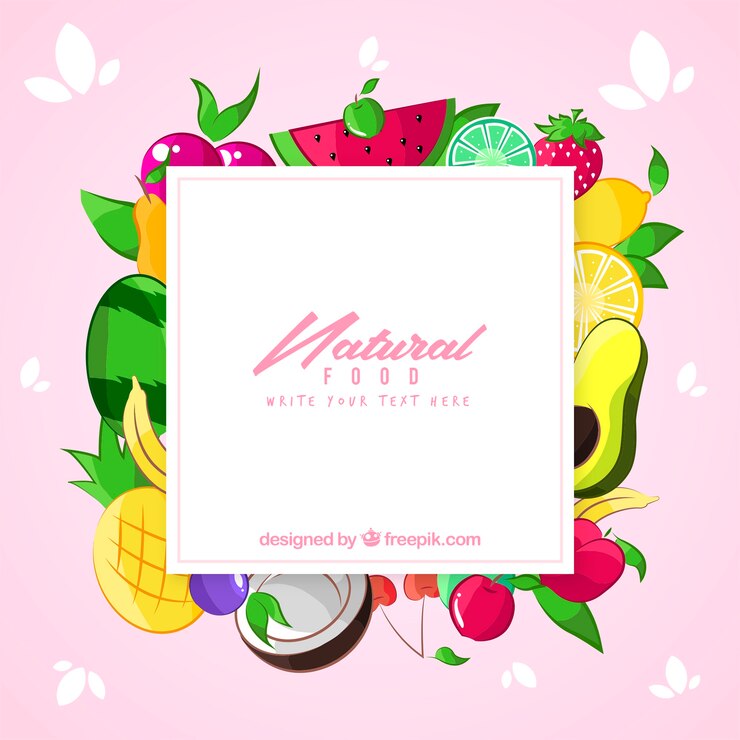 Free Vector food frame