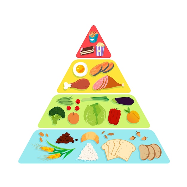 栄養のための食品ピラミッド