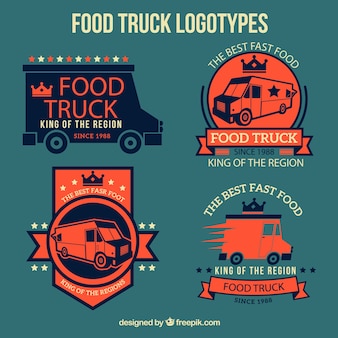 Food truck logotypes design
