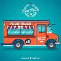 Free vector food truck