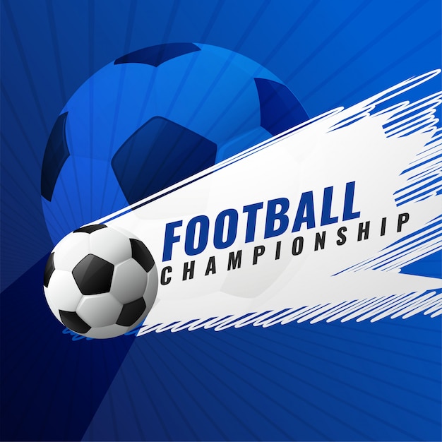 Football championship tournament game  background