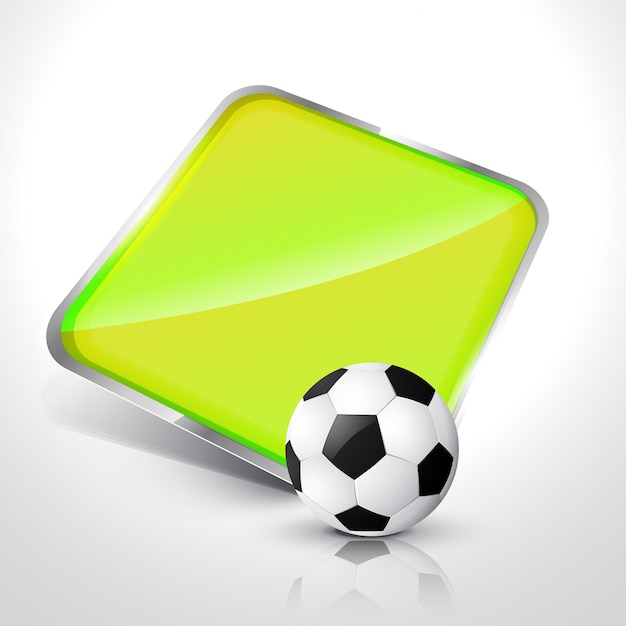 Бесплатное векторное изображение Дизайн футбола