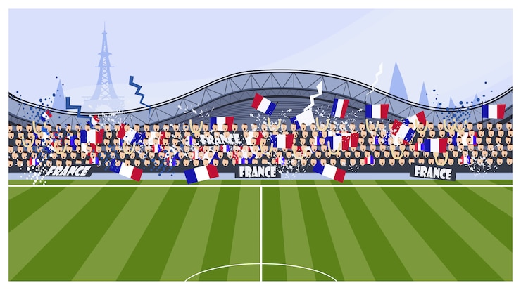Free Vector football fans illustration