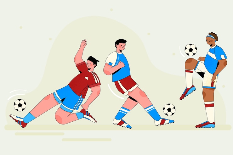 無料Vector サッカー選手コレクション