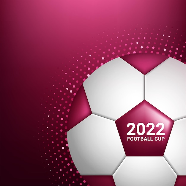 Free vector football qatar 2022 tournament background