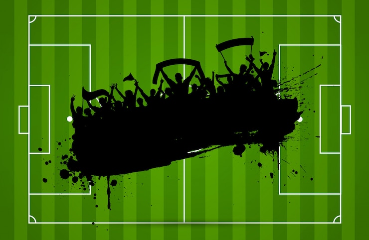 無料Vector サッカーまたはサッカーの背景