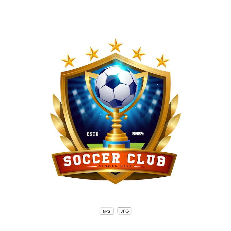 Free Vector football soccer club vector logo design