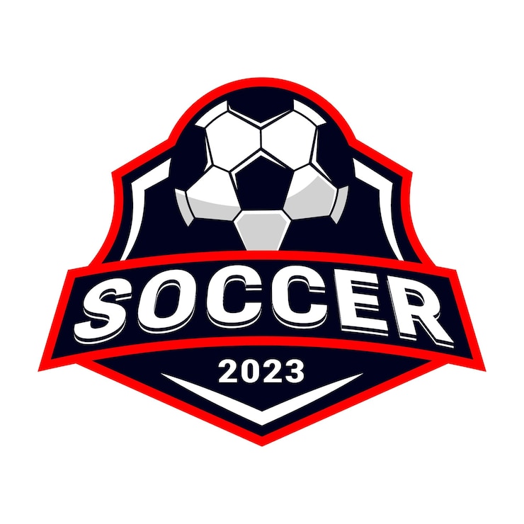 Free Vector football sport emblem logo template
