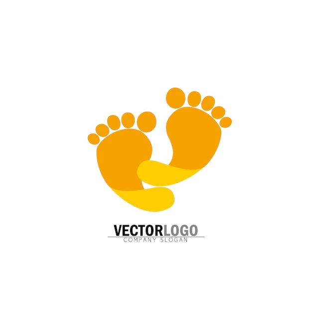 Footprints logo design