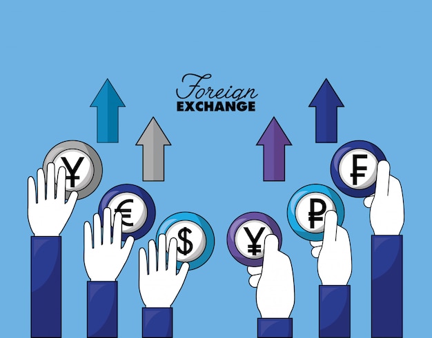 Free vector foreign exchange background