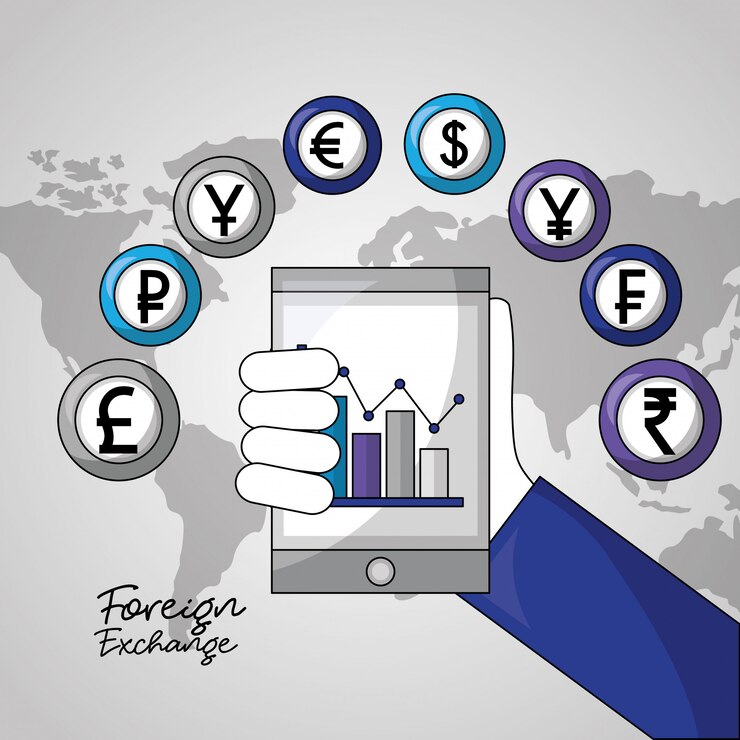 Free Vector foreign exchange background