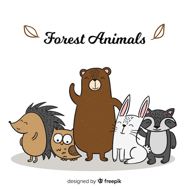 Forest animal collection