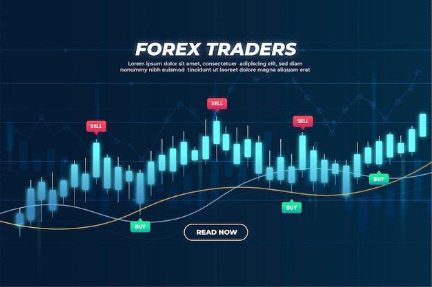 Free vector forex trading background