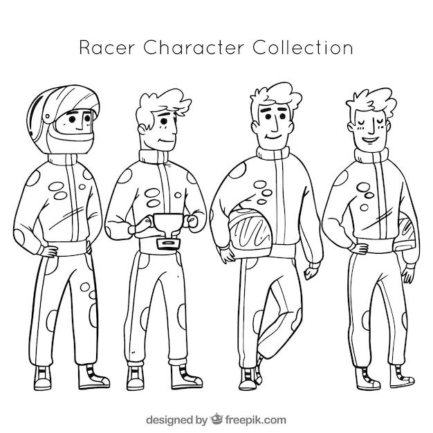 Коллекция персонажей Формулы 1