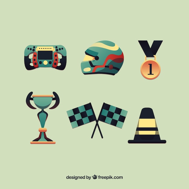 Free vector formula 1 element collection