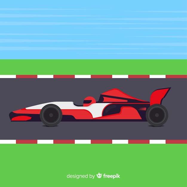 Бесплатное векторное изображение Формула 1 гоночный автомобиль фон