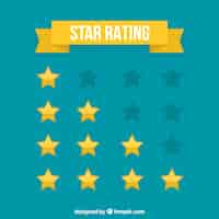 Free vector four star ratings