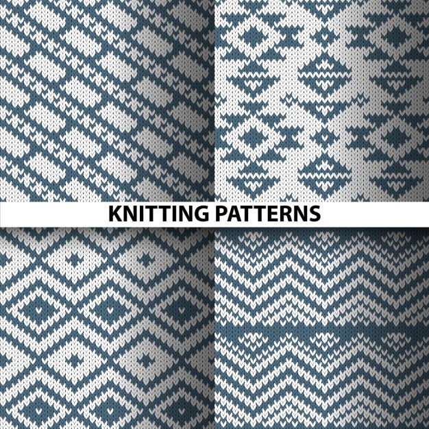 Four woven patterns