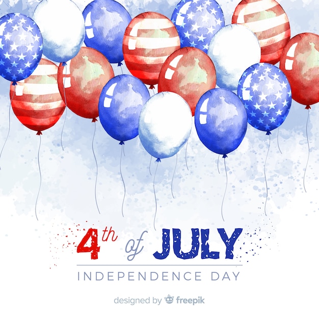 Free vector fourth of july background