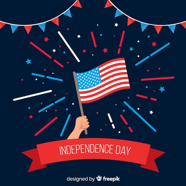 Free vector fourth of july background